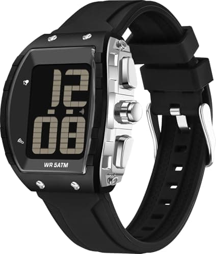 Image of findtime Watch for Elderly Men Seniors Talking Digital Watches Easy to Read Big Face Wrist Watch Waterproof Sport Outdoor Unique Fashion Electronic Wristwatch with LED Stopwatch Alarm
