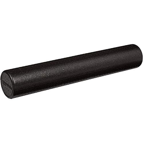 Image of Amazon Basics High-Density Round Foam Roller, 90 cm, Black