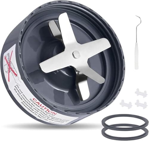 Image of 7 Pieces Blade Replacement Parts Blender Extractor Cross Blade Compatible with Nutribullet 600W and Pro 900W