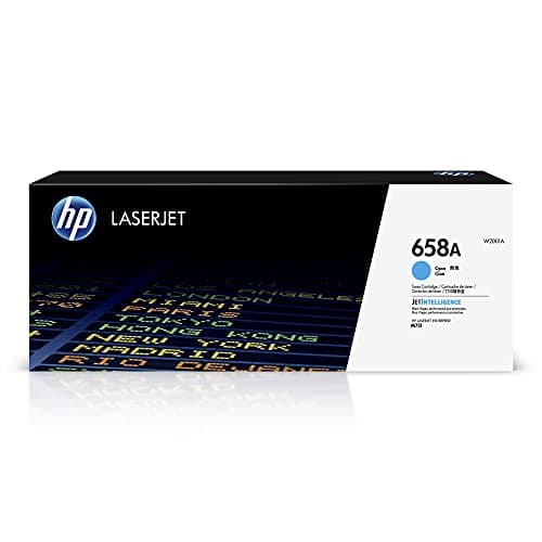 Image of HP 658A Cyan Original LaserJet Toner Cartridge (W2001A)