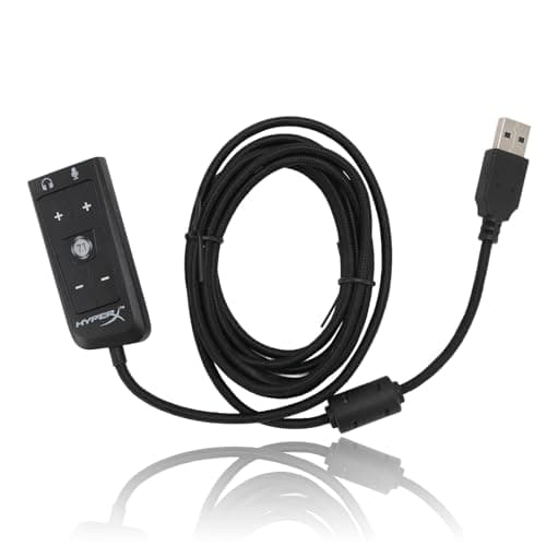 Image of USB Sound Card to 3.5mm Jack Audio Adapter, Virtual 7.1 Surround Sound for Cloud II, Series X/S, One