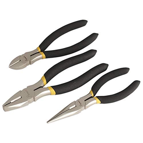 Image of Sealey Ak9333 Pliers Set 3Pc Ni-Fe Finish