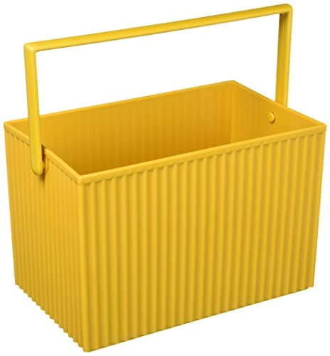 Image of Hachiman Omnioffre Stacking Storage Box Medium Mustard