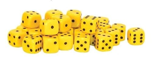 Image of 30x D6 Dice Pack | 10mm Classic (Yellow)