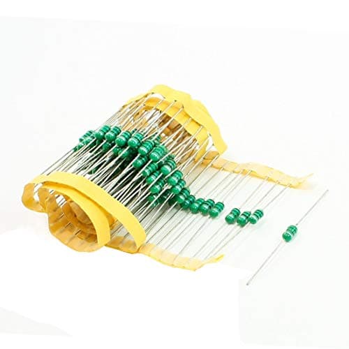 Image of REIUAFWYGV 100Pcs 1/2W 150 uH 10% axia_l Leads Color Ring Fixed Inductors(100Pcs 1 / 2W 150 uH 10% Axialleitungen Farbe Ringfestinduktoren