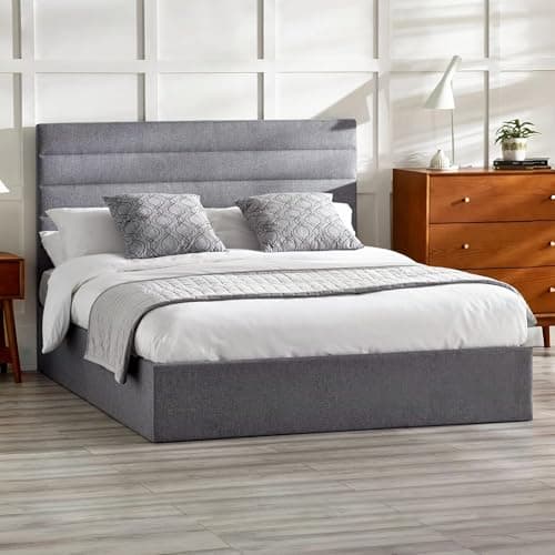 Image of Julian Bowen Merida 135cm Lift Up Storage Bed Grey