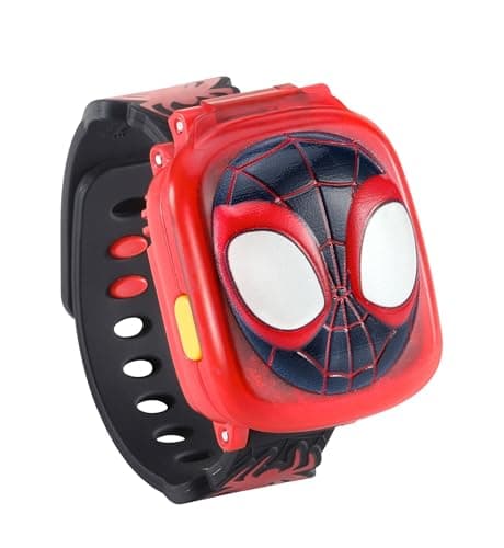 Image of VTech Spidey and his Amazing Friends: Spin Learning Watch, Official Spidey Watch with 4 Fun Games, LCD Screen, 9 Digital Clock Faces, Suitable for Ages 3, 4, 5+ Years, English Version