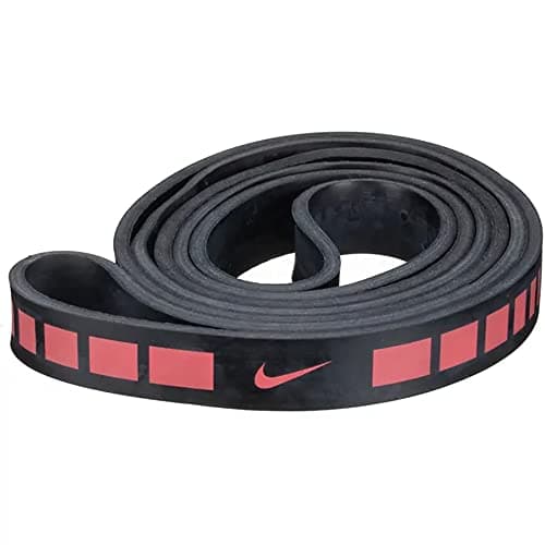 Image of Nike Unisex - Adult Pro Resistance Band Drawstring, Black/Light Crimson, One Size