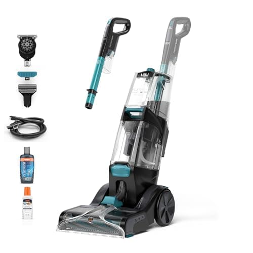Image of Vax Platinum SmartWash Pet-Design Carpet Cleaner Machine, Rug, Upholstery, Car, Stair Upright Shampooer Washer, Handheld Spot Cleaning, SpinScrub and Wash Tools, Solution, 1200W, 8.9kg, CDCW-SWXP,Grey