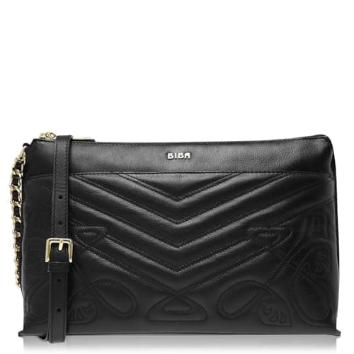 Image of Biba Womens Leather Constance Cross Body Bag Black One Size