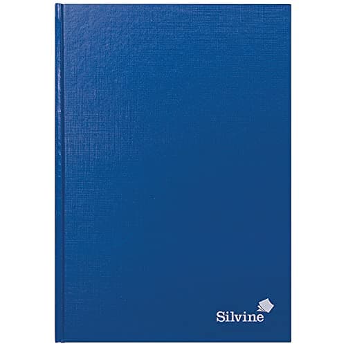 Image of Silvine CBA4 - A4 Casebound Notebook Feint Blue (Pack 6)