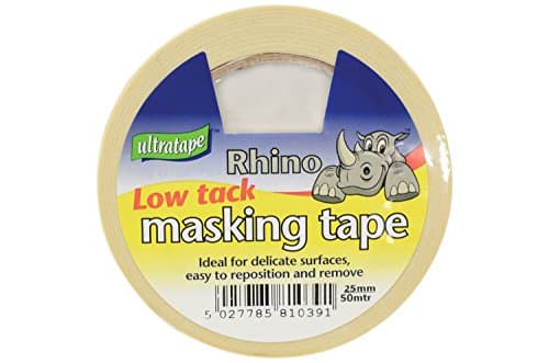 Image of Ultratape LTMT1 Low Tack Masking Tape, 25mm