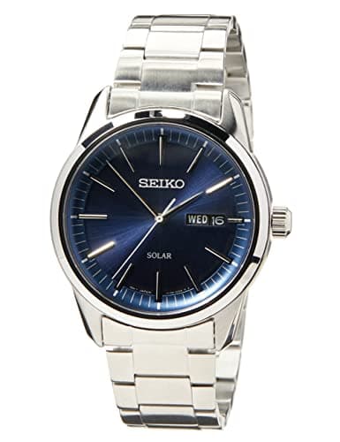 Image of Seiko Solar Men's Watch Stainless Steel Metal Strap SNE525P1