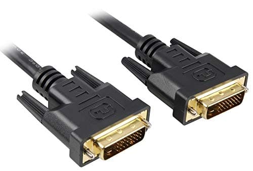 Image of PremiumCord DVI Connection Cable 2 m Dual Link DVI-D (24 + 1) Male to Male Digital Full HD 1080P Maximum Resolution 2560 x 1600 Pixel 60Hz Colour Black