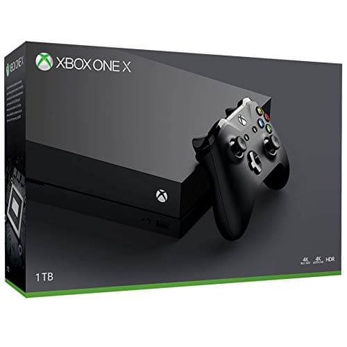 Image of Microsoft Xbox One X 1TB Solid State Drive Gaming Console with Wirless Controller - Native 4K - HDR - Enhanced by Scorpio CPU and Fast SSD - Black (Renewed)