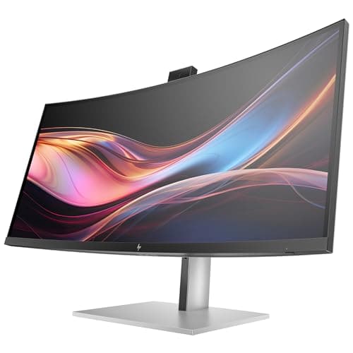 Image of HP 734pm - Series 7 Pro - LED monitor - Curved - 86.4 cm (34") - 3440 x 1440 WQHD @ 120Hz - IPS Black - 400 cd/m² - 2000:1 - DisplayHDR 400-5ms - Thunderbolt 4, HDMI, DisplayPort, USB-C