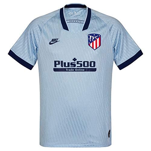 Image of NIKE Atlético de Madrid 2019/20 Stadium Third Men's T-Shirt, Mens, T-Shirt, AT0026, Psychic Blue/Blue Void, S