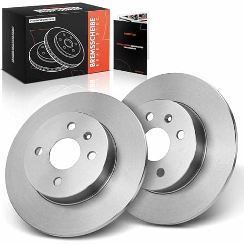 Image of Frankberg Brake Disc Set incl. 2x Discs Rear Solid Ø264mm Compatible with Astra H Twintop A04 Corsa C Box/Hatchback X01 Corsa C X01 Replace# 569116