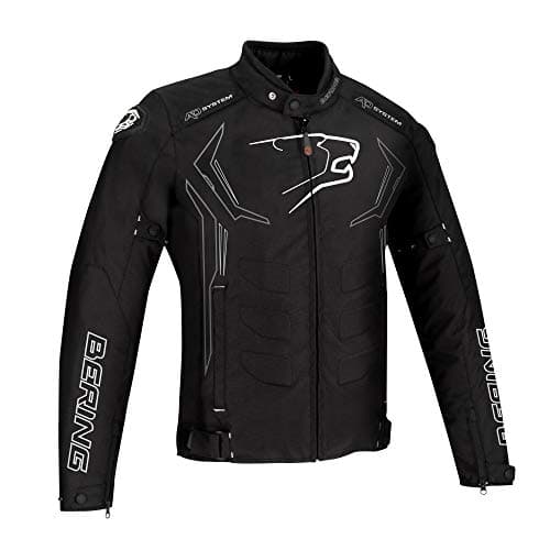 Image of Motorcycle jackets Bering GUARDIAN Black/White/Gray Silver, Silver, S