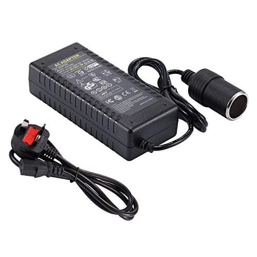 Image of 12V 5A Power Supply Car Socket - COLM AC 100-240V to DC Converter 12 Volt 5 amp 60W Cigarette Lighter Socket Charger for Car Vacuum Cleaner Car Fan Other Car Devices Under 60W