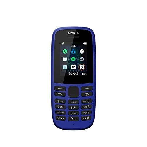 Image of Nokia 105 (2019 edition) 1.77-Inch UK SIM Free Feature Phone (Single SIM) – Blue