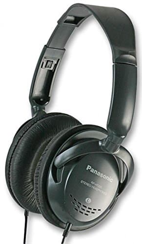 Image of Panasonic RP HT225 On Ear Wired Headphones - Black