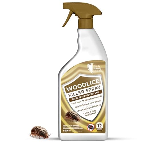 Image of Woodlice Killer Spray 1L - Powerful Insect Killer for Indoor & Outdoor Use, Effective Bug Spray, Fast-Acting Insecticide for Woodlice & Common Pests, Ultra Power Household Pest Control Spray 1 Litre