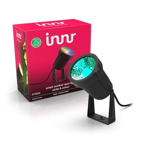 Image of Innr Smart Garden Spotlight Expansion (1-Pack), White & Colour LED Outdoor Spotlight, IP65 Waterresistant, Expansion Only for OSL 232 C Base Set