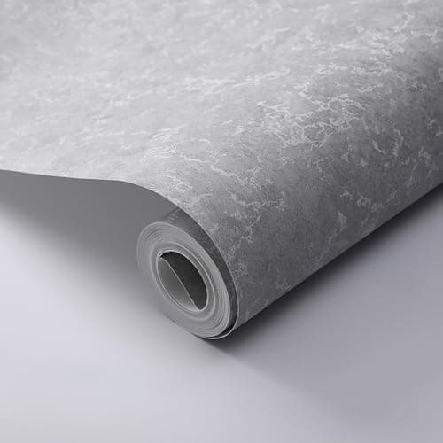 Image of Cathpetic Grey Wallpaper Textured with Irregular Feature Mix Plain Wallpaper Decorative Luxury Wall Paper Roll for Living Room Bedroom Kitchen Front Room,1 Roll=5m²