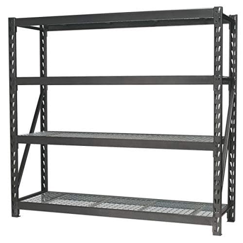 Image of Sealey Ap6572 Heavy-Duty Racking Unit 4 Mesh Shelves 800Kg Capacity Per Level