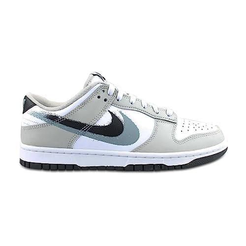 Image of Nike Women's W Dunk Low Basketball Shoes, White, Black, Cool Grey, 8 UK