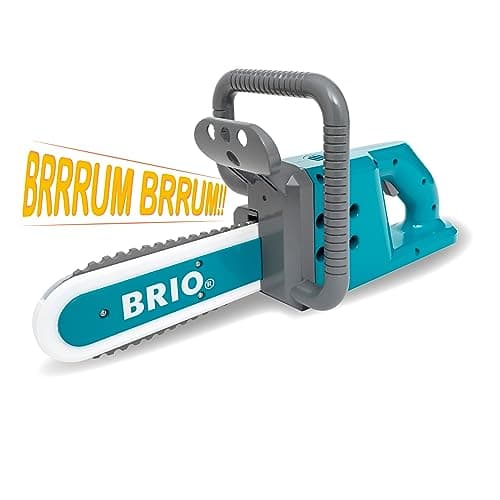 Image of BRIO Builder Chainsaw Power Tool - Building and Construction Toys for Kids Age 3 Years Up