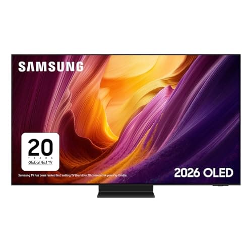 Image of Samsung Smart TV 55-Inch S95H OLED 4K, Glare-Free, HDR 10+, Motion Xcelerator 165Hz, Dolby Atmos, Gaming Hub, FreeSync Premium Pro, G-Sync, Voice Control with AI(VAC), Alexa Built-in [2026]