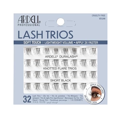 Image of ARDELL Soft Touch Trios Individuals Eye Lashes, Short, Black