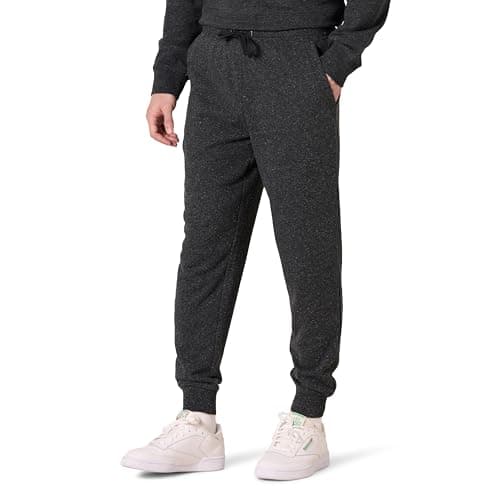 Image of Amazon Essentials Men's Lightweight French Terry Jogging Bottoms (Available in Big & Tall), Charcoal Heather, XXL