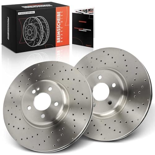 Image of Frankberg Brake Disc Set incl. 2x Discs Front Vented Ø360mm Compatible with GLC X253 E-Class T-Model S213 C-Class T-Model S205 Replace# A0004212312