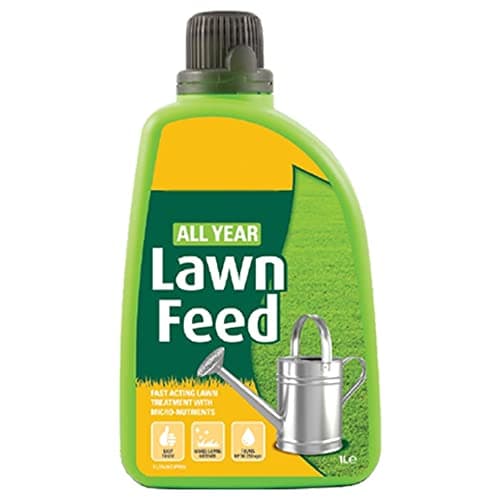 Image of ZOPPER All Year Lawn Feed Liquid Fertilizer with Iron Feed and Fast Acting with Iron Concentrate and Micro-nutrients 1 Liter