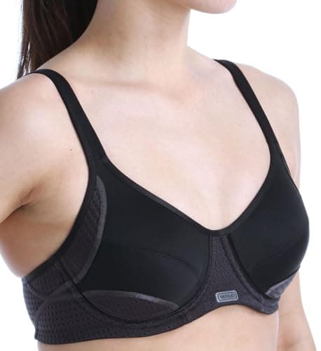 Image of Berlei Women's Electrify Mesh Underwired Everyday Bras, Black, 38B UK