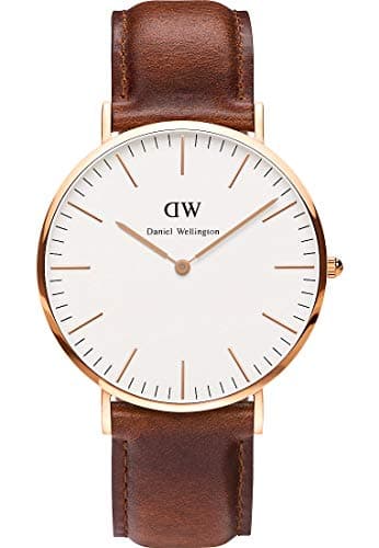 Image of Daniel Wellington DW00100006 Mens Classic St Mawes 40mm Rose Gold Watch