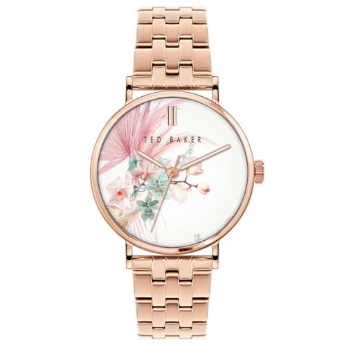 Image of Ted Baker Phylipa Serendipity - BKPPHS1259I, Rose Gold/Floral/Rose Gold, One Size, Phylipa Serendipity - BKPPHS1259I