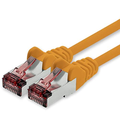 Image of 1CONN Cat6 network cable 15m orange Ethernet cable Lankabel Cat6 Lan network cable Sftp Pimf patch cable 1000 Mbit s