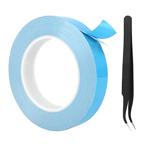 Image of Fumanduo Thermal Adhesive Tape, 20mm x 25m Double Sided Cooling Tape Thermal Conductive Tape Heatsink Thermal Tape Heat Conductive Tape for Computer CPU IC Chipset LED Lighting, with 1 Pcs Tweezers
