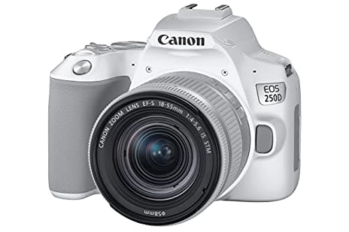 Image of Canon EOS 250D SLR Camera White 18-55mm IS STM Lens