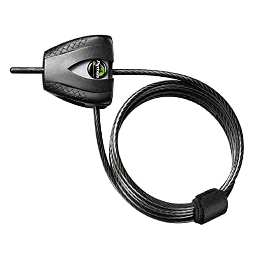 Image of Master Lock Security Cable with Key Lock [Adjustable Locking Cable from 30 cm to 1.75 m] [Python] 8417EURDPRO - Best Used to Secure Sports Equipment, Tools and Out-door Furniture