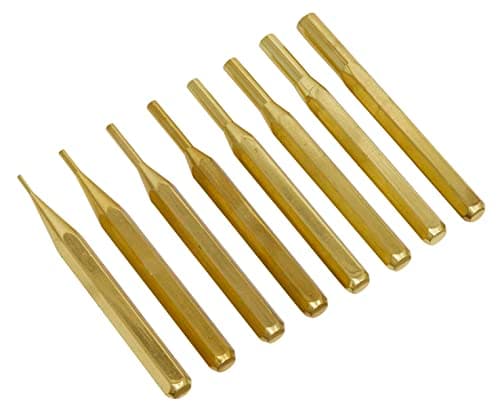 Image of Sealey Brass Pin Punch Set 8pc - AKB08