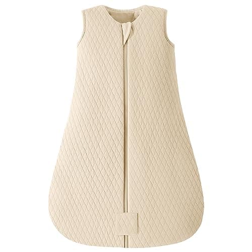 Image of Yoofoss Baby Sleeping Bag 2.5 Tog - 18-24 Months Winter Sleeping Bag Baby 100% Organic Cotton Sleep Sack for Newbron Infant Toddler Quilted Warm Soft