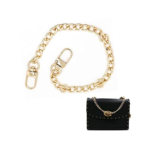 Image of CiciIng Gold Bag Chain, Metal Chain, Shoulder Strap for Bags, Handbag Chains, Replacement Chain for Shoulder Bags, Purse, Handbags (40 cm)