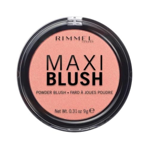 Image of Rimmel London Maxi - 001 Third Base - Blush Powder, Lightweight, Highly Pigmented, Blendable, 0.31oz