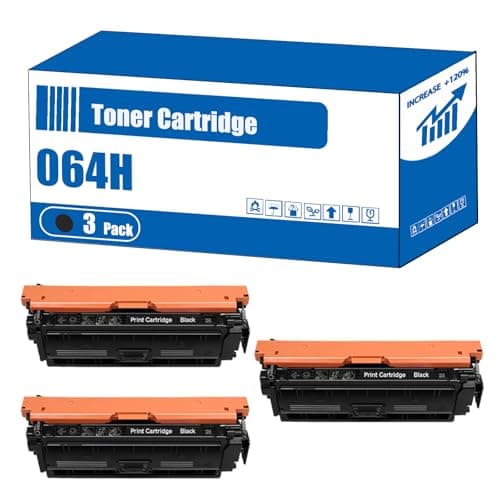 Image of Compatible for Canon 064H Toner Cartridge i-SENSYS LBP722Cdw MF832Cdw Printers, High Yield 13400 Pages, Accurate Imaging Rich Colors (3 Pack Black)