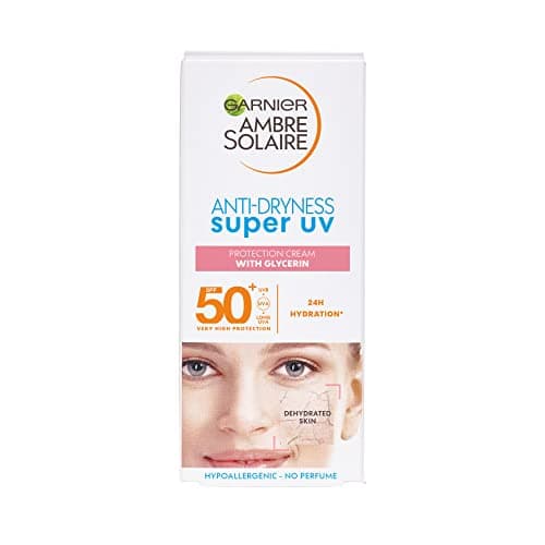 Image of Garnier - Ambre Solaire Super UV Anti-Dryness Cream with Glycerin SPF50+ 50 ml